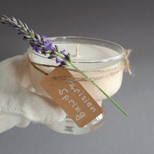 Exclusive handmade candle / Handmade vegan soy wax candle / Scented candle / Hand poured candle / Glass candle
