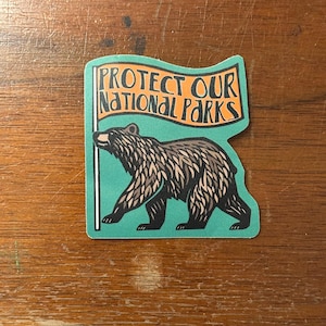 Adesivo Proteja Nossos Parques Nacionais