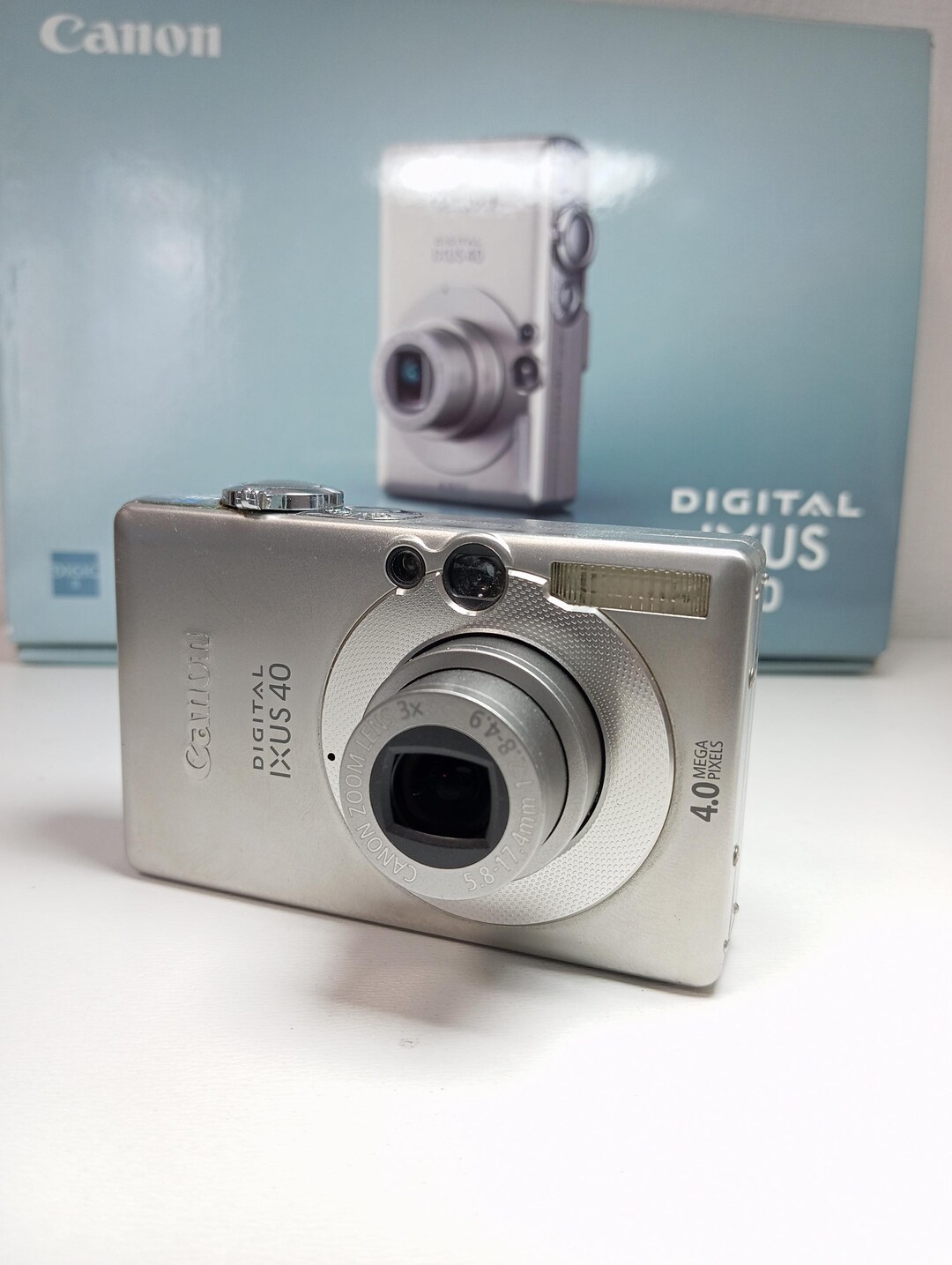 Camera Canon DIGITAL IXUS 40 Silver Box - Etsy Canada