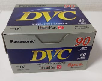 Panasonic 60/90 Min Mini DV Digital Video Cassette DVC Tape