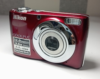 Nikon Coolpix L22 digital camera red 12 MP