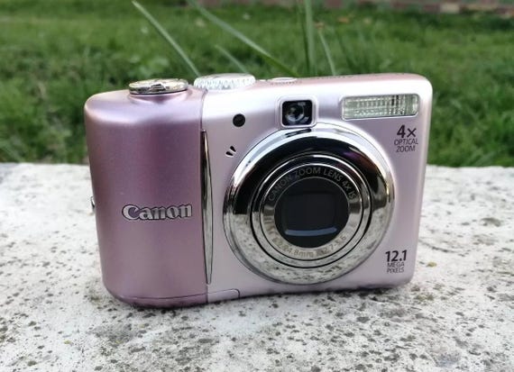 Canon Powershot A1100 IS 12.1 MP Digital Camera - Pink - Etsy