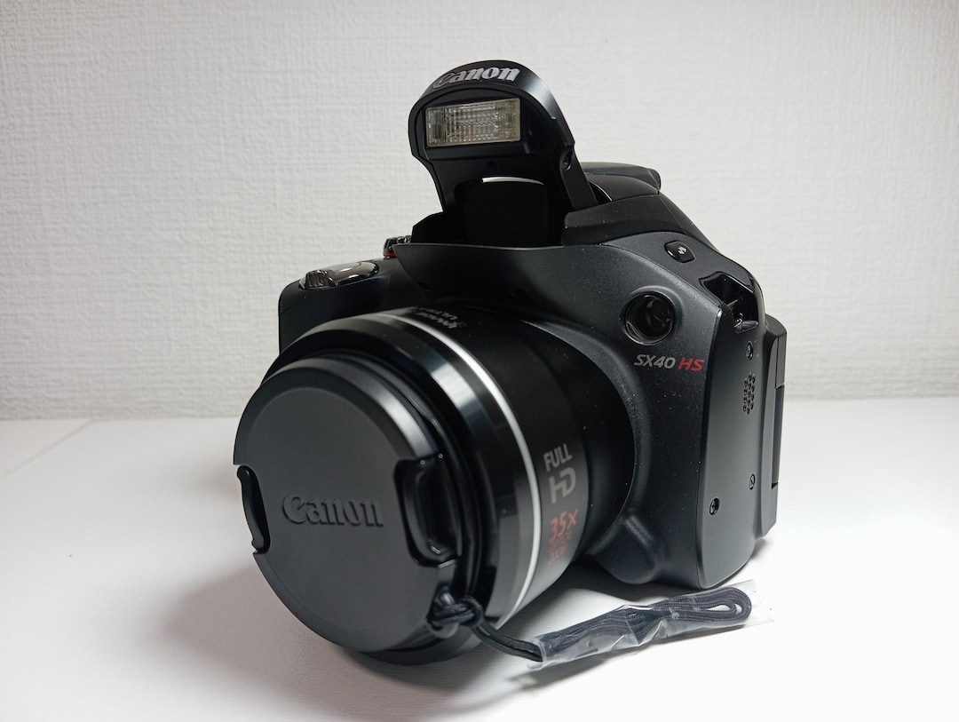 Canon Powershot SX40 HS Camera Black 12.1 MP - Etsy