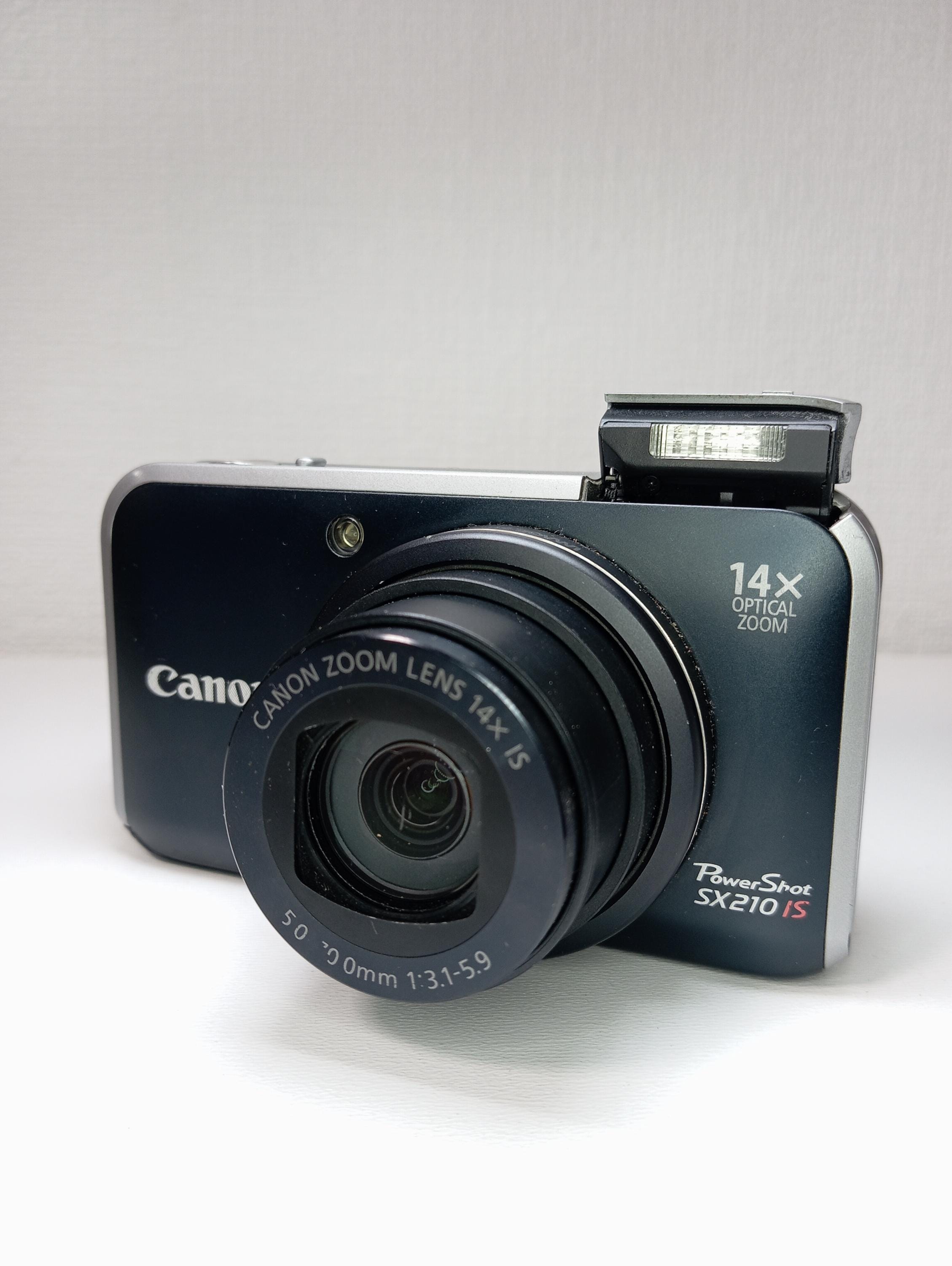 カメラ Canon PowerShot SX210 IS ブラック 14.1 MP - Etsy 日本