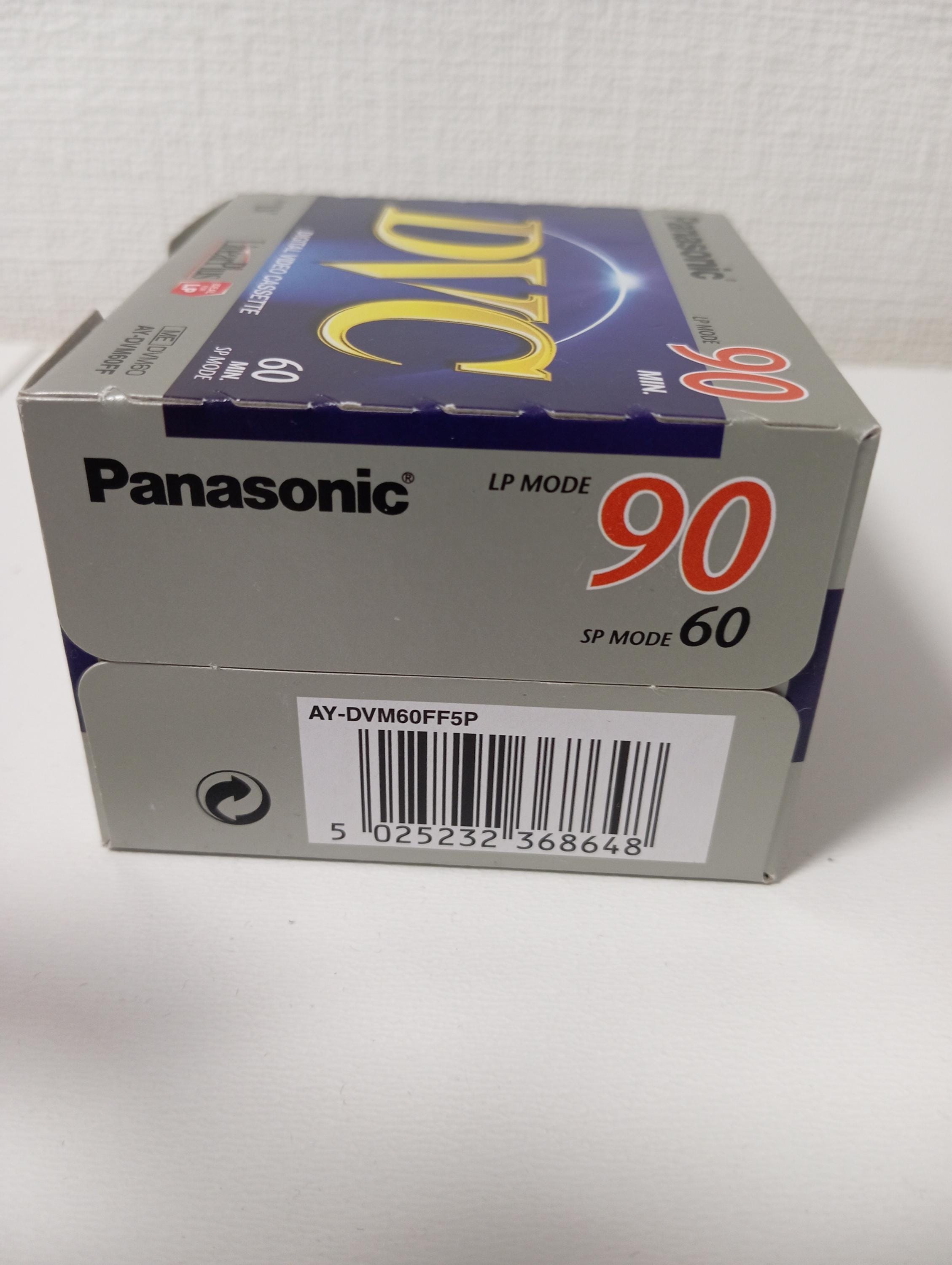 Panasonic 60/90 Min Mini DV Digital Video Cassette DVC Tape