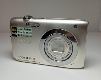 Nikon Coolpix AW100 16.0MP Digital Camera Orange Waterproof - Etsy