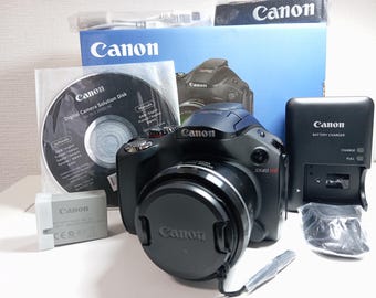 Canon Powershot SX40 HS Camera Black 12.1 MP - Etsy