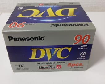 Panasonic 60/90 min Mini DV Digital Videokassett DVC-band - AY-DVM60E J - Förpackning
