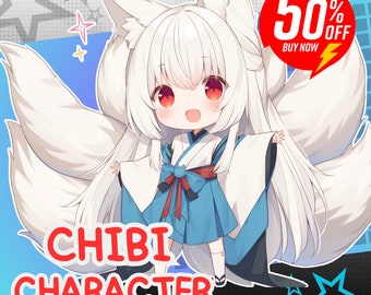 Custom Chibi anime | Cute Chibi Anime | Chibi Illustration |  Chibi Fury | Fanart Chibi | Chibi Character| Chibi Pfp |Chibi Anime Styl e