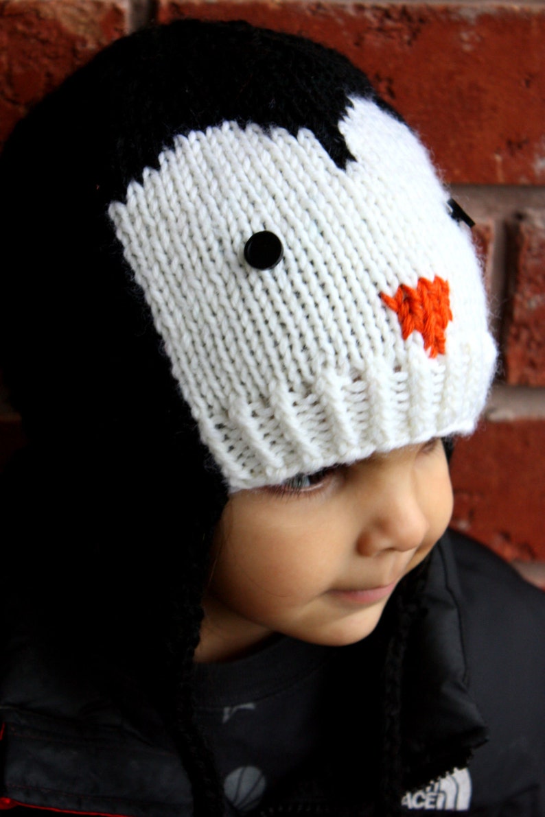 WADDLES TOQUE Knitting Hat Pattern PDF for Newborn, Baby, Toddler, Child, Women, Men Super Cute & Fun image 2