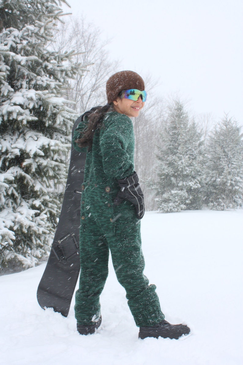 UNION SUIT 3 to 14 Yrs One Piece Long Johns Buttflap Knitting Pattern