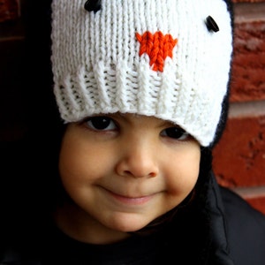 WADDLES TOQUE Knitting Hat Pattern PDF for Newborn, Baby, Toddler, Child, Women, Men Super Cute & Fun image 4