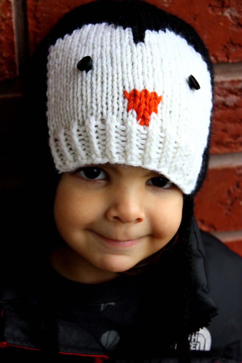 WADDLES TOQUE Knitting Hat Pattern PDF for Newborn, Baby, Toddler, Child, Women, Men Super Cute & Fun image 4