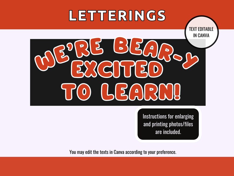 Bear Bulletin Board Kit Back to School Classroom Decor Cute Bear Themed ...