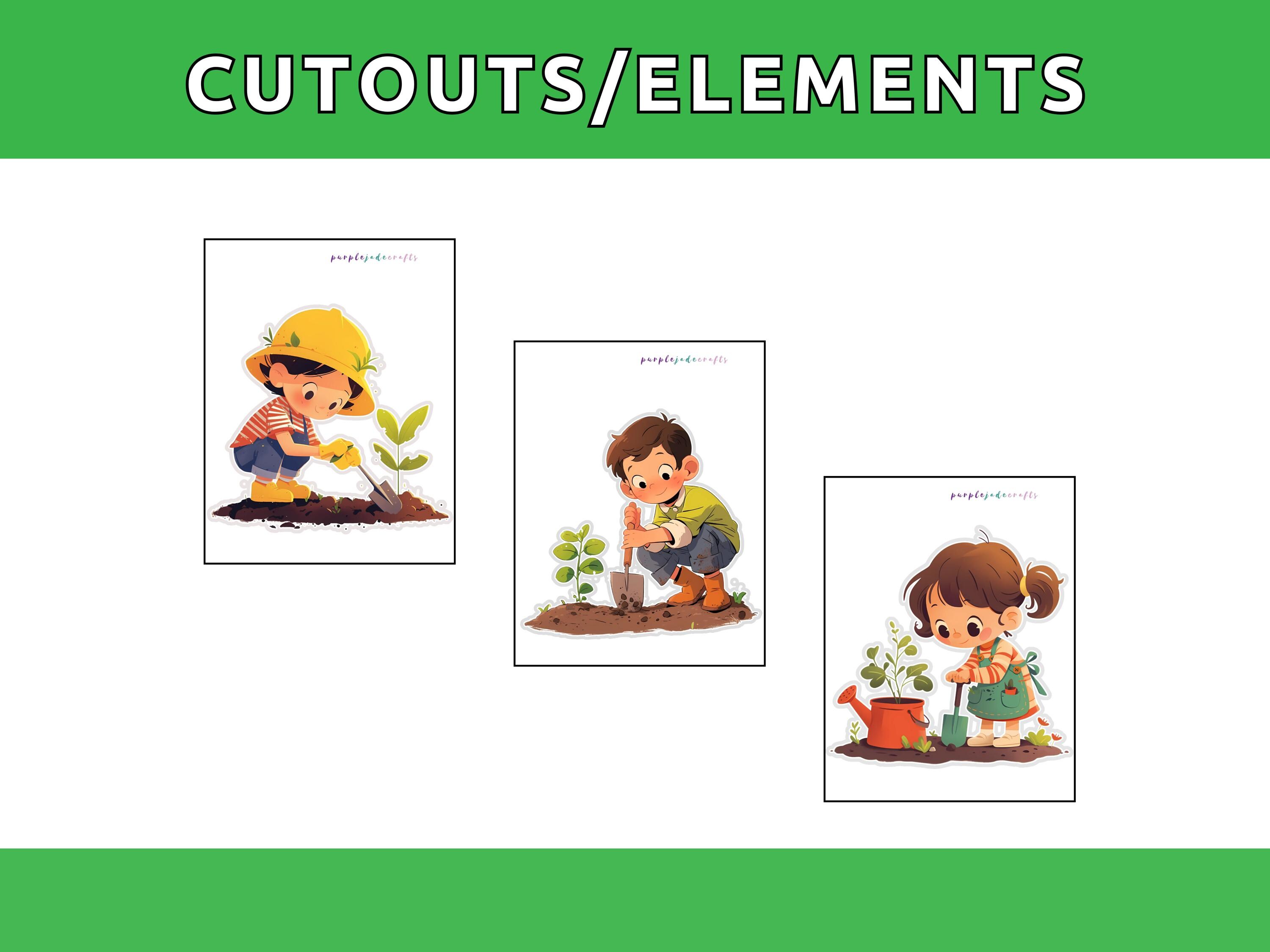 Spring Bulletin Board Kit Garden Theme Classroom Decor Set Perfect for ...