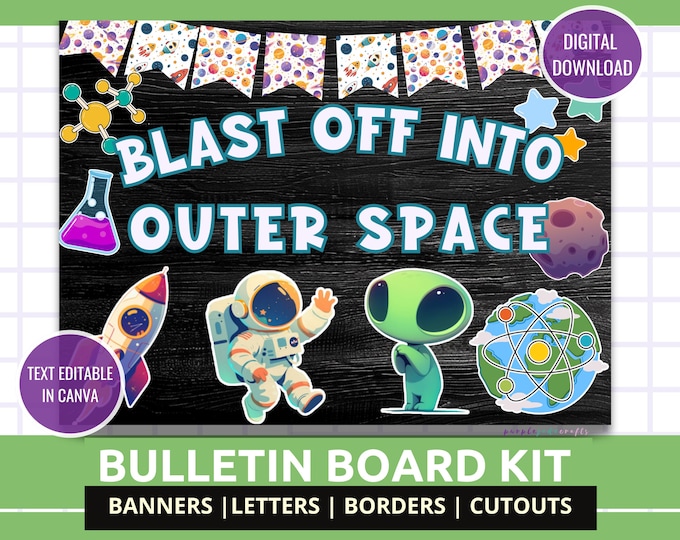 Teachers School Bulletin Board Cutouts DIY Kit "we Rise by Lifting ...