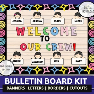 Back to School Bulletin Board Kit Trendy Classroom Decor Cute Classroom Decor Pastel Colors Bulletin Board Kit Cute Classroom Decor Set
