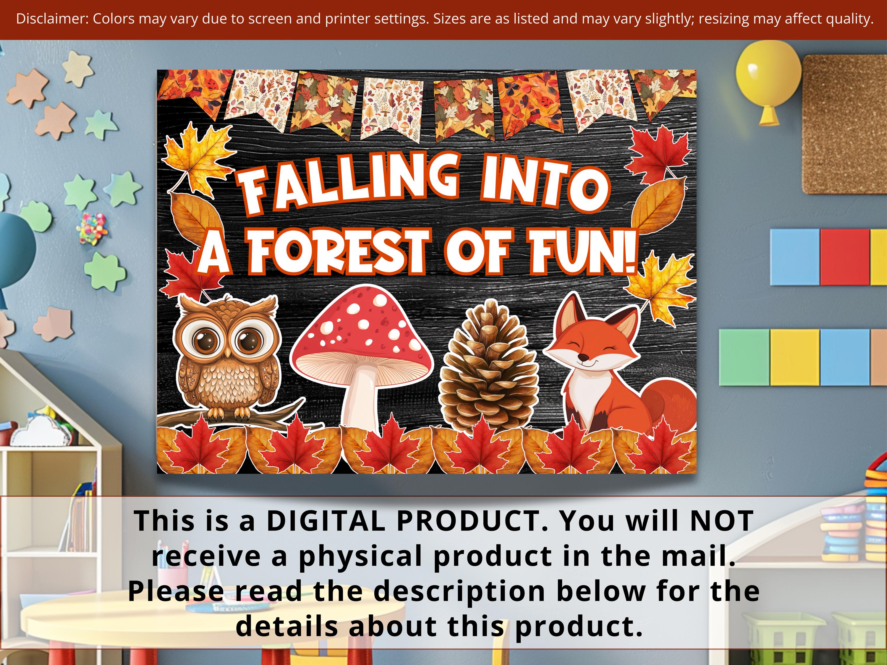 Carson Dellosa Woodland Friends Tree Bulletin Board Set – 120Pcs Forest Decor For Classroom & Fall - View #11