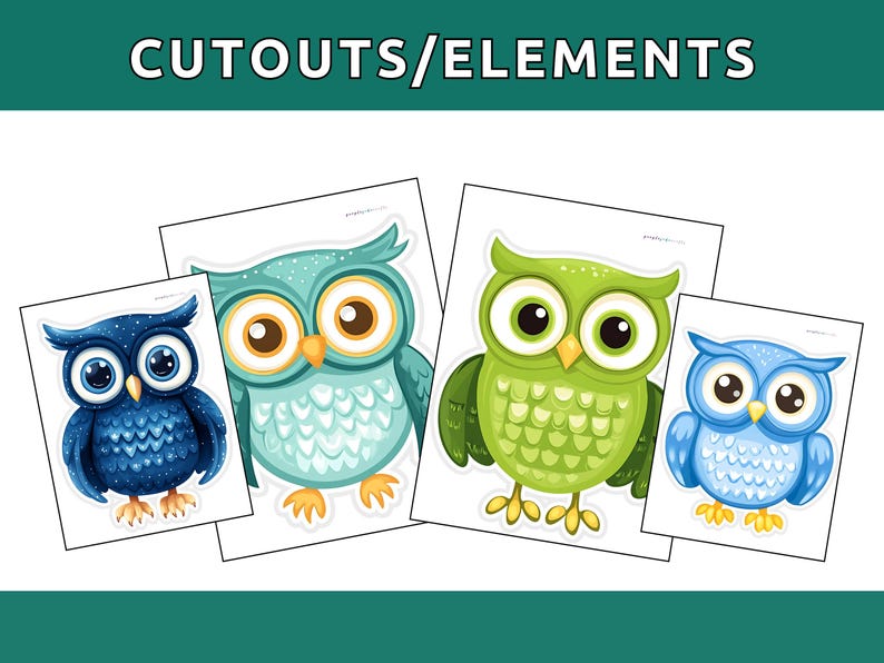 Daycare Bulletin Board Kit Owl Theme Bulletin Daycare Classroom Decor ...