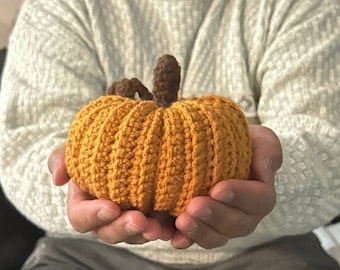 Rustic Crochet Pumpkin Pattern – Scented Fall Decor (PDF Digital Download)