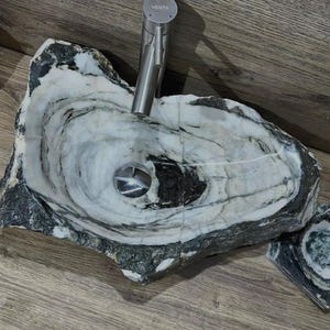Marble Sink, Stone Basin, Vanity Decor, Luxury Bathroom, Handmade Sink, Spa Accessory, Natural Stone