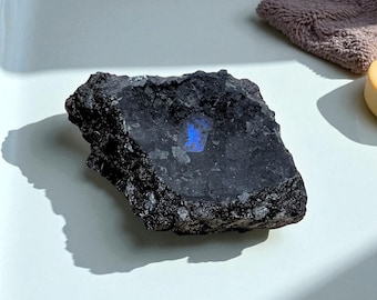 Labradorite Stone Soap Dish: Luxury Spa Bathroom Decor