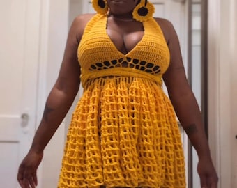 Ruffle Crochet Dress Pattern (Million Dollar Dress)