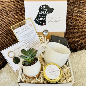 Kit de soins en cas de décès d'un chien Cadeau commémoratif d'un animal de compagnie Cadeau pour décès