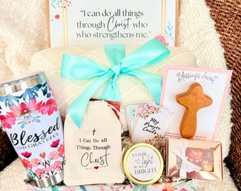 Prayer Care Package Christian Devotional Gift Box for Women Memorial Gift Thinking of You Bereavement Faith Just Because Prayer Gift Basket