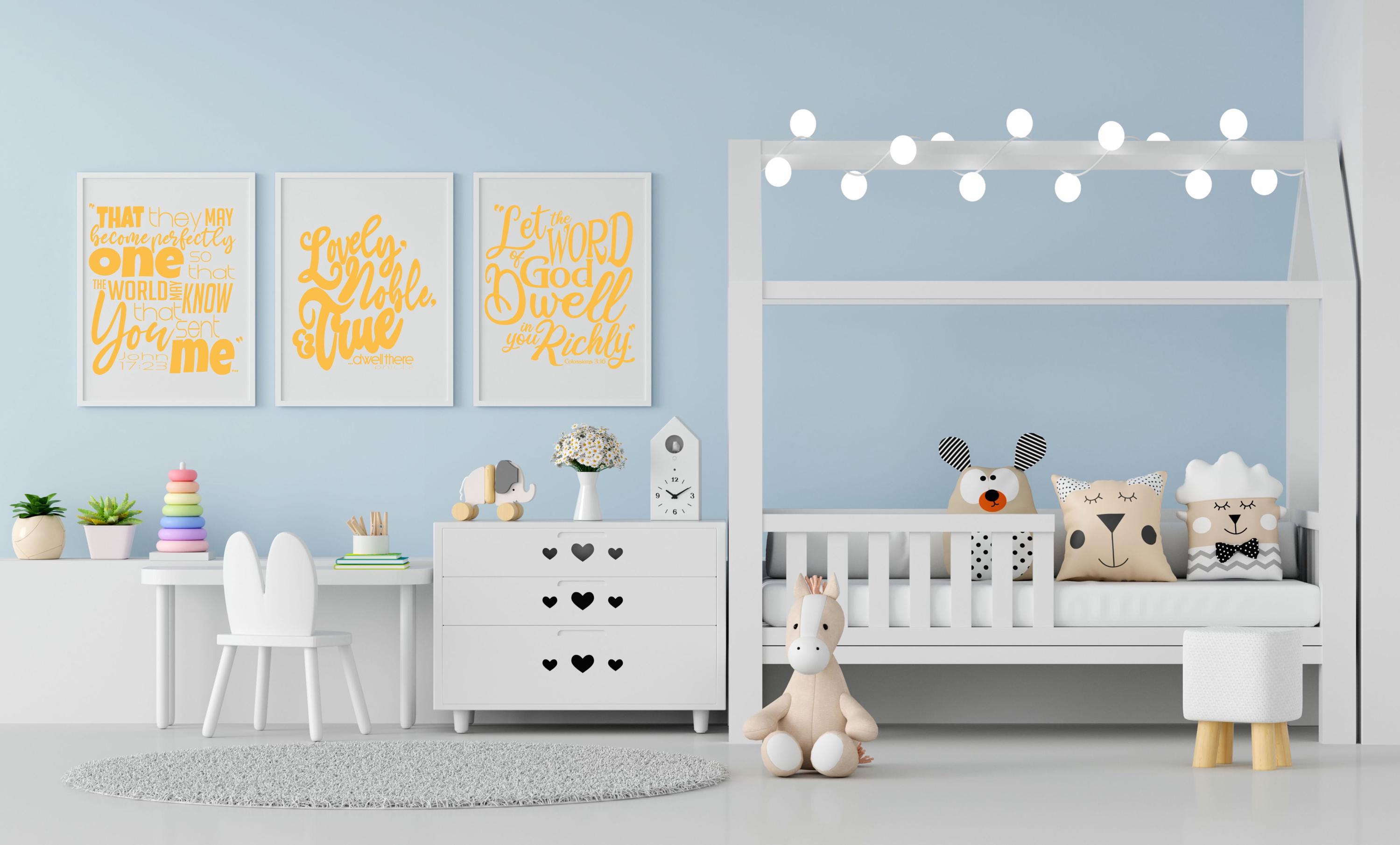 TEAL Scripture Word Art Digital Collection | Set of 3 Digital Posters ...
