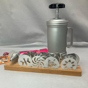 Vintage Aluminum Cookie Press