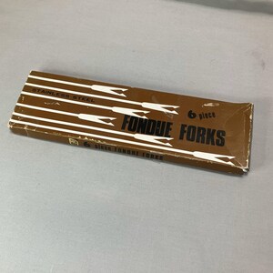 Vintage Fondue Forks Set of 6 New in Box