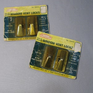 Vintage Window Vent Locks - Sold Individually