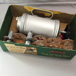 Vintage Aluminum Cookie Press - Mirro Brand