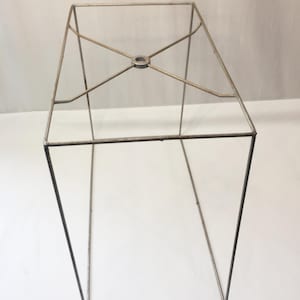 Vintage  Rectangular Lamp Shade Frame
