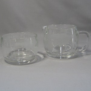 Vintage Nescafe Zucker und Milchkännchen 1970er Jahre - OHNE DECKEL