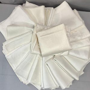 Lote de servilletas de damasco de costura lenta Cutter Lot (CL6)
