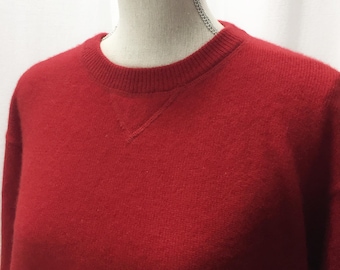 Lord and Taylor Red Cashmere Sweater