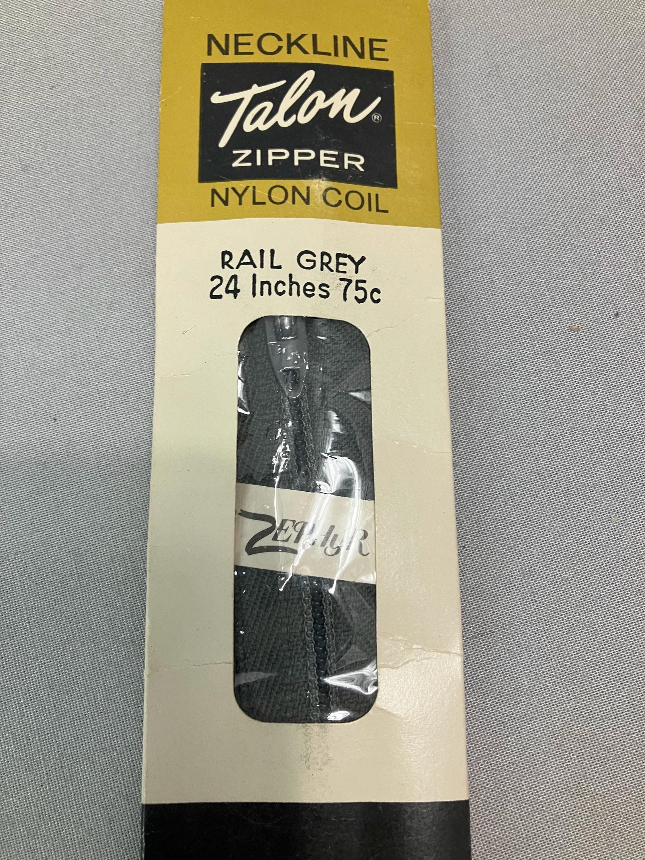 Vintage Nylon Teeth Talon Brand Zippers Lot of 5 - Etsy