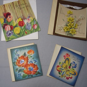 Vintage Greeting Card Lot Unused 1950s