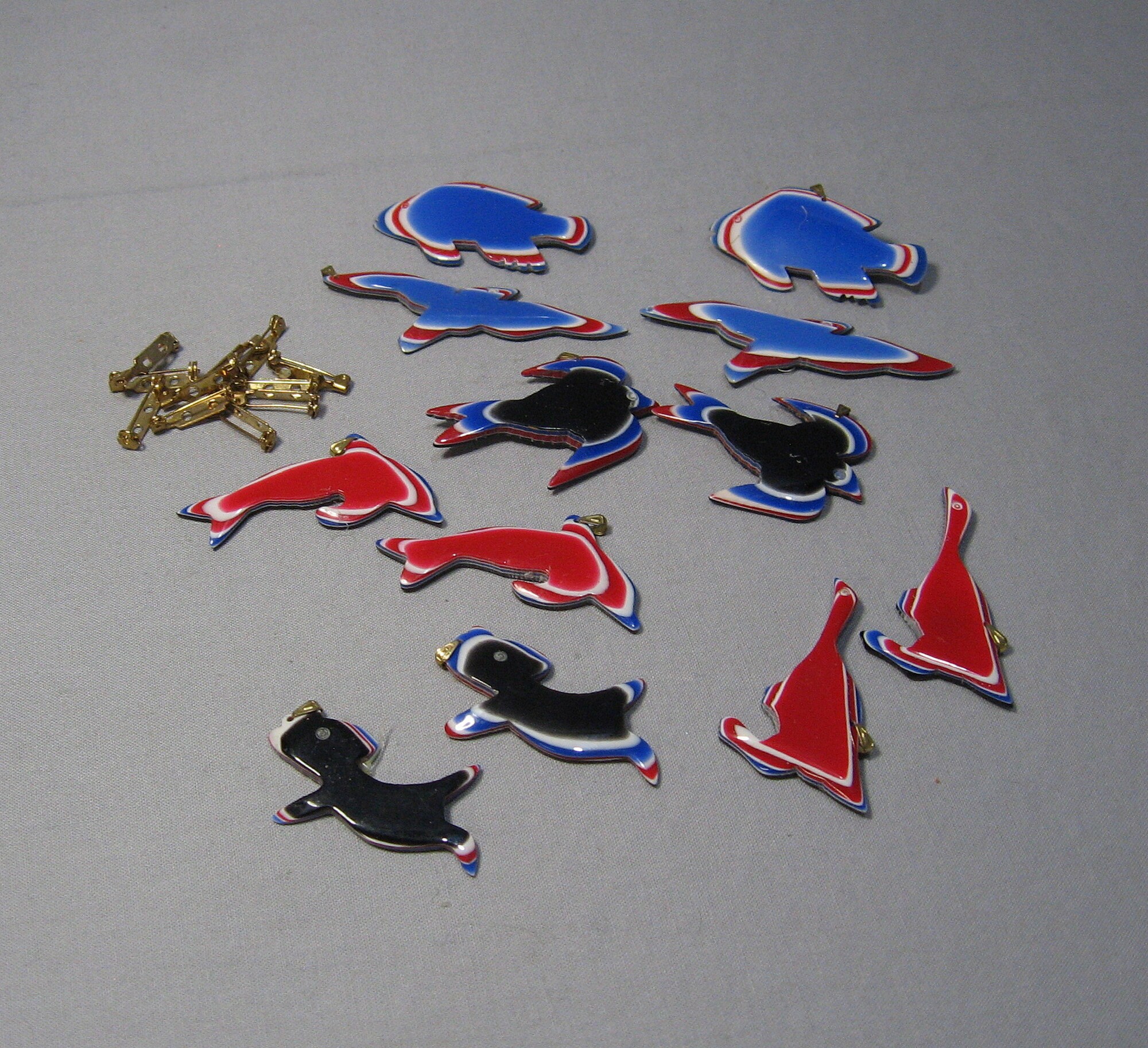 Destash Lot of Animal Pendants/Pins