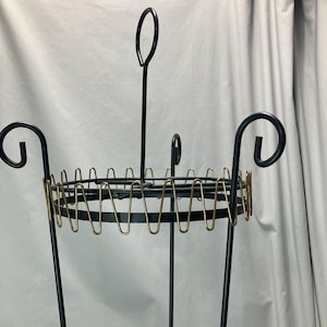 Vintage Mid-Century Metal Umbrella Stand