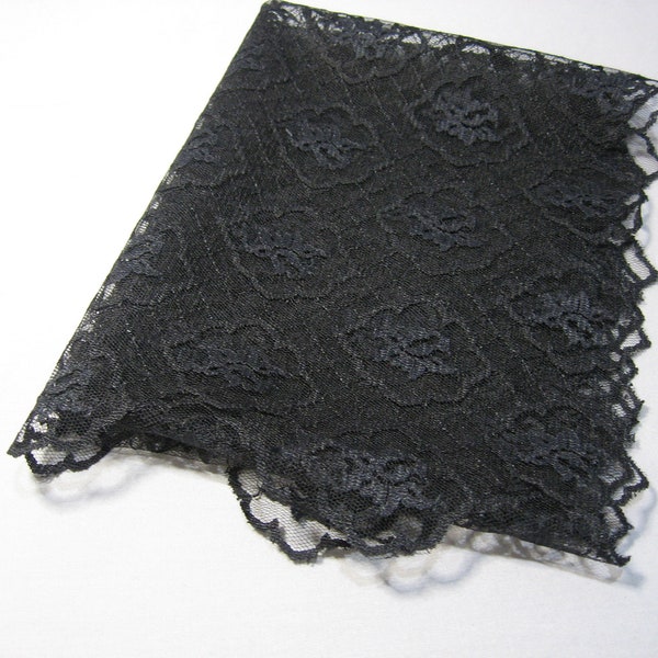 Black Lace Runner Etsy