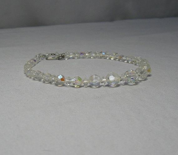 Vintage Crystal Aurora Necklace - image 4