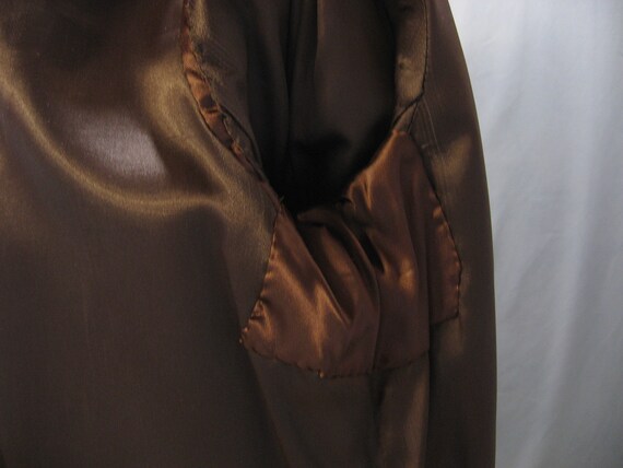 Vintage Light Brown Suede Three Quarter Length Co… - image 9