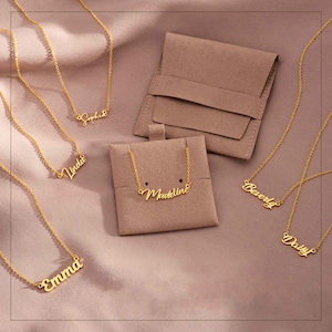 Custom Name Pendant Necklace,Name Necklace,Personalized Minimalist Name Necklace,Dainty Name Charm Jewelry,Mothers Day Gift,Gift for Her