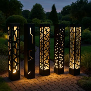 Garden Decor Lamp, Garden Lighting, Garden Sculpture, Column, Fairy Lights, Floor Lamps, Lighting, Floor Lamps, Housewarming Gifts