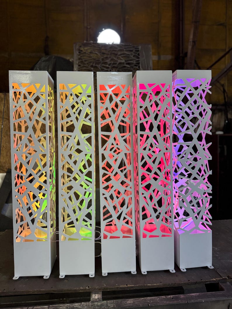 Modern Outdoor Garden Lamp - Decorative Metal Path Lighting - Patio & Deck Lighting image 15
