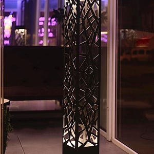 Modern Outdoor Garden Lamp - Decorative Metal Path Lighting - Patio & Deck Lighting image 16
