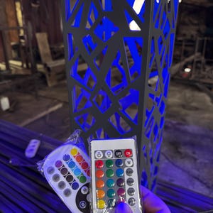 Modern Outdoor Garden Lamp - Decorative Metal Path Lighting - Patio & Deck Lighting image 10